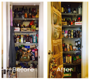 declutter and organize pantry